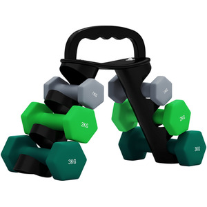 SPORTNOW Dumbbells Set with Carry Rack by SPORTNOW