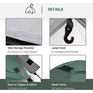 Outsunny Weatherproof 2 Room Tent by Outsunny