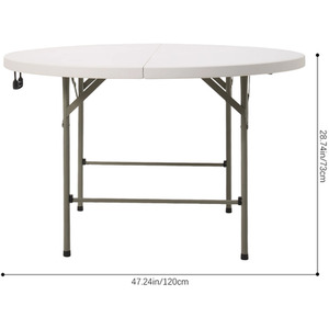 Outdoor Folding Camping Table with Handle by Livingandhome