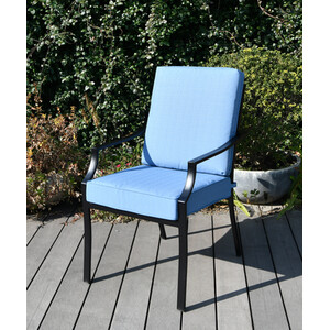 Sardinia 5 Piece Patio Dining Set - Blue by Outdoor Essentials