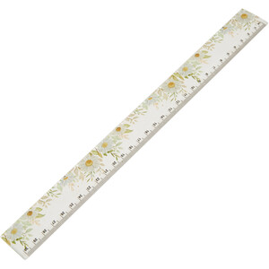 Acrylic Daisy Ruler - Clear