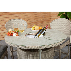 Cambridge 7 Piece Bar Set - Natural by Malay Deluxe