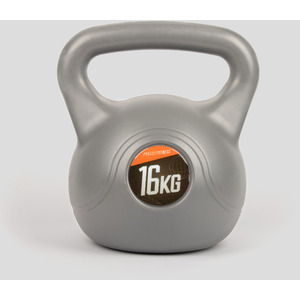 Phoenix Fitness Vinyl Kettlebell - Grey / 16kg by Phoenix Fitness