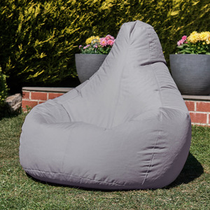 Gaming Adult Bean Bag Chair - Indoor and Outdoor Beanbag - Grey by icon