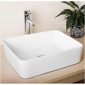 BELOFAY Ceramic Cloakroom Basin Hand Washing Sink Modern Design Countertop Basin by BELOFAY