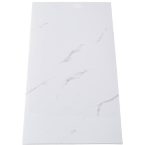 10PCS Self Adhesive Wallpaper Marble Grain Wall Sticker - White by Livingandhome