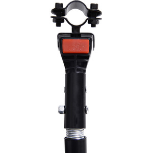 HOMCOM Folding Bicycle Cargo Storage Cart and Luggage Trailer with Hitch Black - Black by HOMCOM