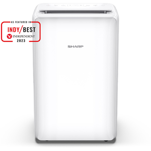 SHARP Portable Dehumidifier 20L - White by SHARP