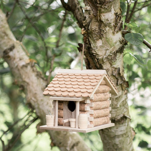 Garden Wild Bird House - Brown by Garden Mile