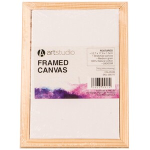 Framed Canvas - 17.8cm by Art Studio