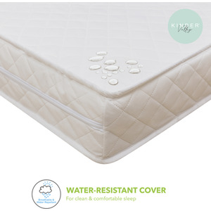 Kinder Flow Compact Cot Mattress (100cm x 50cm) - White by Kinder Valley