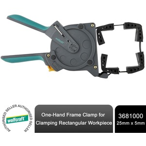 wolfcraft One Hand Frame Clamp - Grey by wolfcraft