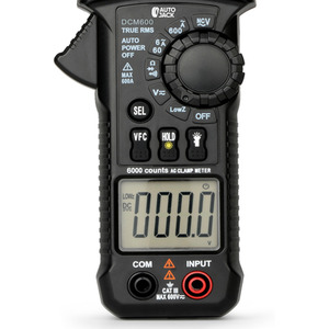 Autojack Digital Clamp Meter AC DC Current Voltage Multimeter - Black by Autojack