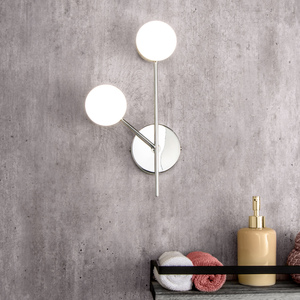Rosalie Bathroom Wall Light - Chrome by Litecraft