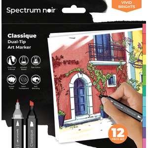 Spectrum Noir Classique 12 Pack - Vivid Brights by Spectrum Noir
