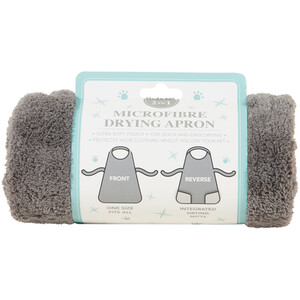 2 in 1 Microfibre Drying Apron - Grey