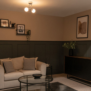 Orbital 2 Way Twist IP44 Bathroom Ceiling Light Glass Globe Shade - Chrome by ValueLights