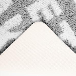 Get Naked Non-Slip Textured Shower Bath Mat - Grey by OHS