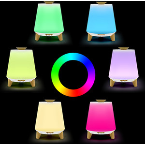 Aroma Diffuser Lamp Atmos Bluetooth Speaker - White by Vybra