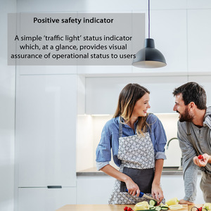 Mydome Canary Gas Alarm With Digital Display - White by mydome