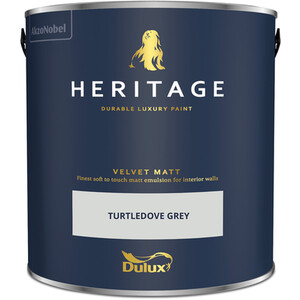 Dulux Velvet Matt Emulsion Paint - Turtledove Grey by Dulux Heritage