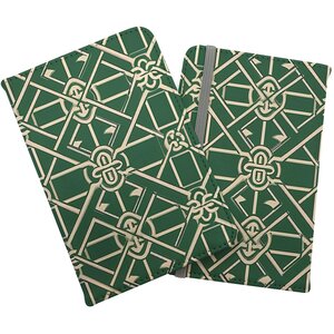 Green Lattice Design Passport Cover - Green by Warren Reed - Designer