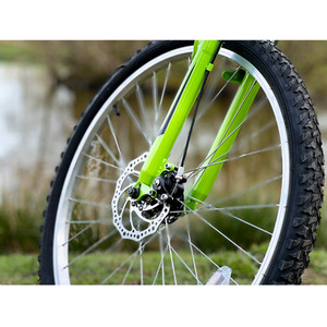 Basis Link Adult's Full Suspension MTB, 26In - Graphite/Green by Basis