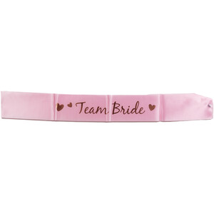 Team Bride Sash