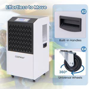 120 L Commercial Dehumidifier - White by Costway