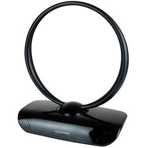 50dB Active Indoor Loop TV Antenna - Black by Lloytron