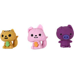 Kawaii 3D Erasers by i-doodle