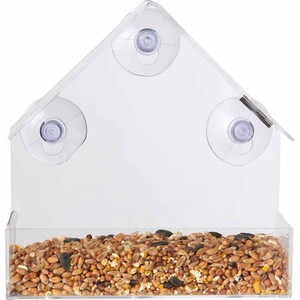 Window Bird Feeder - Clear