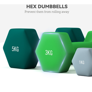 SPORTNOW Dumbbells Set with Carry Rack by SPORTNOW