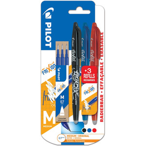 Pilot Frixion Erasable Rollerball Pens and Refills - Blue by Pilot