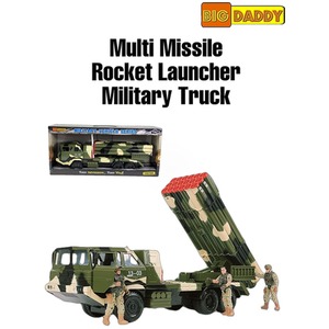 Military Missile Transport Army Truck With Shooting Missiles New Edition - Camouflage / Long Range Missile by Big Daddy