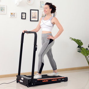 HOMCOM Electric Motorised Walking Machine Treadmill - Black by HOMCOM