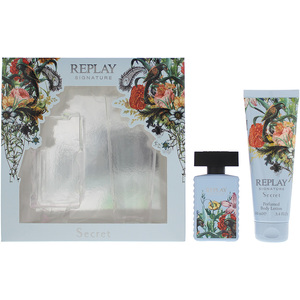 Replay Signature Secret For Woman Eau de Toilette 30ml Gift Set - White by Replay