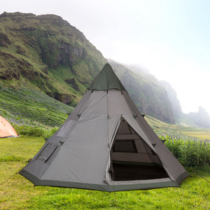 Outsunny 6 Men Tipi Tent by Outsunny