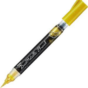 Pentel Arts - Dual Metallic Brush Pen - Metallic Ink - Single Pen by Pentel