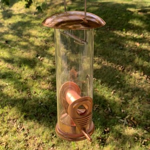 Copper Style Hanging Bird Feeders Seed, Nut and Fatball - Copper by Selections