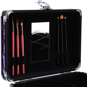 Professional Portable Makeup Case - Purple by Livingandhome