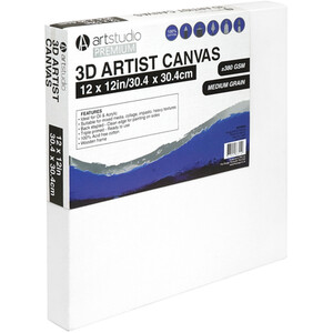 Art Studio 3D Artist Canvas - 30.4 x 30.4cm by Art Studio
