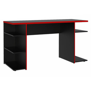 Madesa Gaming Computer Desk - Black/Red by Madesa