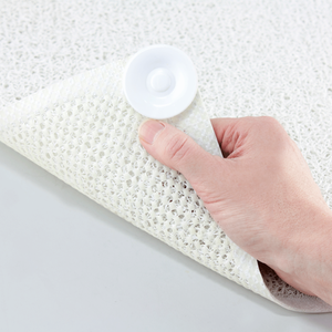 Non-Slip Loofah Style Shower Mat - Cream by Carefree