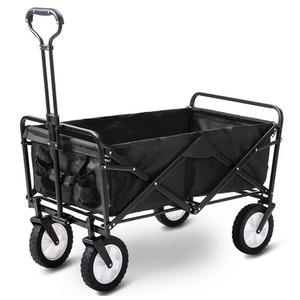 Foldable Garden Trolley - Black by Alivio