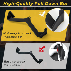 LAT Pulldown Attachment Set - Black by Costway