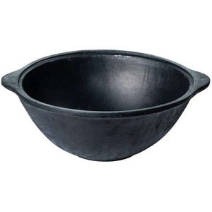 Uzbek Kazan Cast Iron Pot 3.6L Premium Cooking Essential - Black by KAMADO BONO