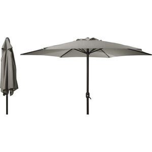 Patio Umbrella - Light Grey / 3m