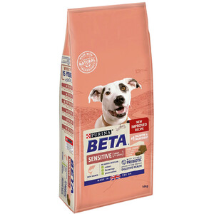 Beta Sensitive Dried Dog Food Salmon - 14kg by BETA