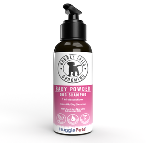 Bubbly Tails Baby Powder 2 in 1 Shampoo Deodorising Cologne Spray for Dogs - White by HugglePets